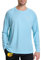 MEETWEE Men's UPF 50+ Swim Rash Guard Vest, Long Sleeve UV Sun Protection Shirts Swimming Tops, Quick Drying Lightweight Swim Shirt Watersport Outdoor