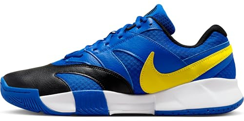 Nike NikeCourt Lite 4 Men's Tennis Shoe FD6574, Racer Blue White Black Lightning, 8 UK