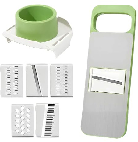 Cortador De Verduras - Rebanadoras de Frutas y Verduras | Accesorio de Cocina para Picar y Rallar Frutas Limón Pepino Tomate Ajo Zanahoria Col Patata en Hogar
