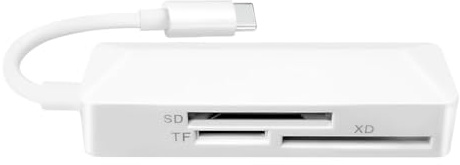 Durlo Lector de tarjetas de memoria USB C de alta velocidad Lector de tarjetas USB C TFSD XD Adaptador de tarjeta 3 en 1 para computadora portátil Teléfono Tableta