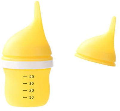 BUBEFSKD Allaitement pour Chatons Biberons Animaux De Compagnie Contrôle Débit Réglable Distributeur Lait Anti-étouffement Biberon en Silicone Qualité Alimentaire Chats