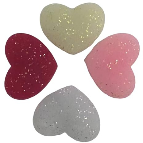 Ronyme Lot de 4 amortisseurs de Vibrations pour Raquettes de Tennis, légers et en Forme de cœur, pour Les passionnés.