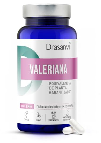 Valeriana | Ayuda al Sueño y al Estrés | 30 Cápsulas Drasanvi