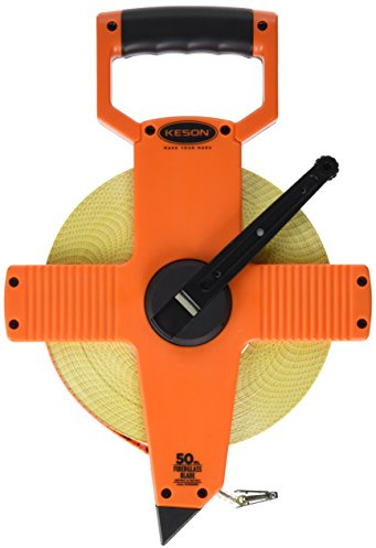 Keson OTR50MM Open Reel Fiberglass Tape Measure Reel (Graduations: 5mm & 2mm), 50-Meter