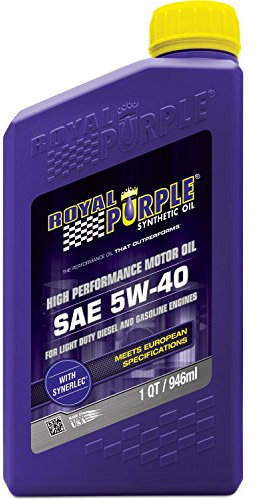 Royal Purple 01540 API-Licensed SAE 5W-40 High Performance Synthetic Motor Oil - 1 qt. by Royal Purple