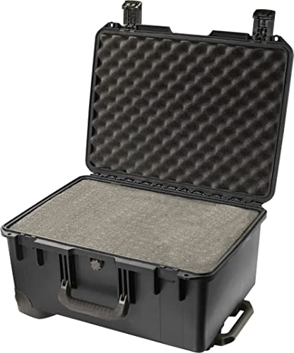 PELI Storm IM2620 Maleta Impermeable con Ruedas para el Transporte de cámaras, Drone y electrónicos, Resistente al Agua, 46L de Capacidad, Fabricada en EE.UU., con Espuma Personalizable, Color Negro