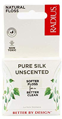 RADIUS, Natural Floss, Pure Silk, Unscented, 33 yds (30 m)