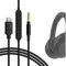 GEEKRIA QuickFit USB-C Digital zu Audio Kabel Kompatibel mit Sony WH-1000XM5 1000XM4 1000XM3 WF-L900 XB910N Kopfhörer, Type-C Ersatz-Stereokabel für Pixel 6/5/4a, S20+, Note 10/20 (1.2m)