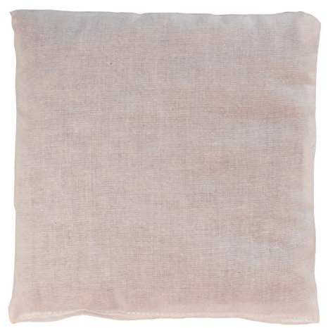 Kleines Dinkelkissen 12x12cm schneeweiß. Wärmekissen & Kältekissen Körnerkissen - Dinkel-Kissen