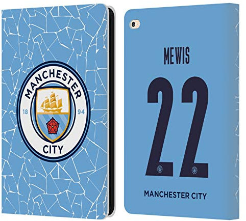 Head Case Designs Offiziell Zugelassen Manchester City Man City FC Sam Mewis 2020/21 Frauen Home Kit Gruppe 1 Leder Brieftaschen Handyhülle Hülle Huelle kompatibel mit Apple iPad Air 2 (2014)