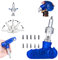 LZHDZQD 10 in 1 Ratcheting Screwdriver Set, 180° Rotating Ratchet Screwdriver Adjustable Magnetic Tool for Furniture, Home Appliances, DIY