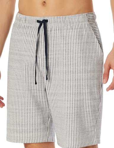 Schiesser Herren Kurze Schlafhose-Mix + Relax Pyjamaunterteil, Nachtblau_182594, 58