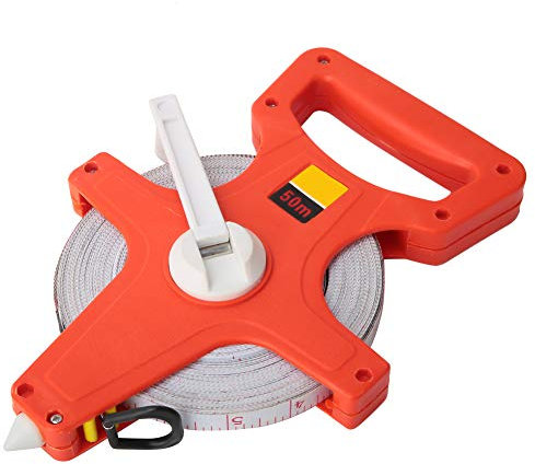 Aramox Nuovissimo Metro di Plastica a Mano di qualità, Design Comodo con Bilanciere Antiaereo, Rullo di Esportazione per un Facile Funzionamento, Telaio ABS Durevole, Adatto per la Famiglia, la