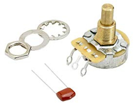 Fender 500K Solid Shaft Volume/Tone Pot for Set-Screw Knobs