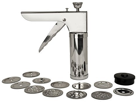 Anjali Kitchen Express Stainless Steel Indian Savoury and Icing Decorative Press