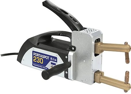 YS Portaspot 230 Mig Spot Welder Welding Heavy Duty Professional full Digital Mikroprocessor Styrd Handhållen Stapler Design Metall Vehicle Weld with Variable Digital Controls 022256-GYS