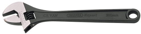 Draper Expert halvmåne enkelnyckel med fosfatfinish, justerbar