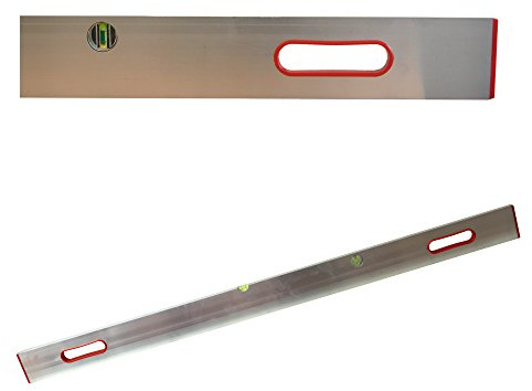 Richt- / Messlatte 250 cm, Aluprofil mit 2 Libellen + 2 Handgriffen