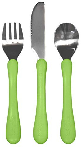 Green Sprouts Learning Cutlery Set (12 to 48 Months, Green)