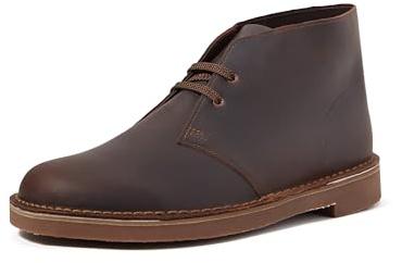 Clarks Herren Desert Boot Bushacre 3 Chukka-Stiefel, Dark Brown Lea, 40 EU