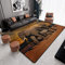 9CH Teppich mit afrikanischem Elefanten-Sonnenuntergang, rutschfest, für Wohnzimmer, Schlafzimmer, Esszimmer, Küche, Büro, großer Teppich, 2,1 x 1,5 m