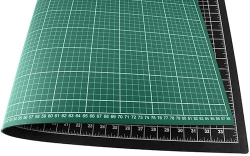 Schneidematte A1 mehrlagig mit cm Skala zum Nähen, Basteln und Quilten 90 x 60 cm