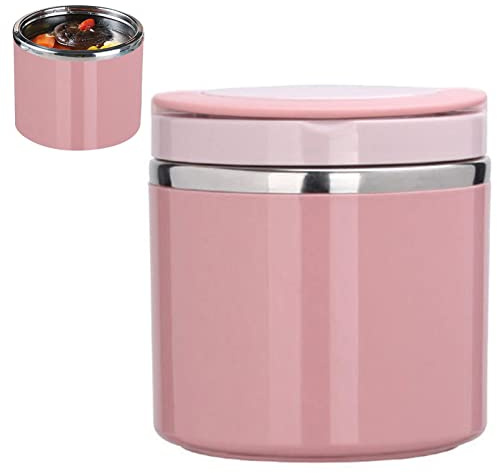 Termobehållare för mat, termobehållare med handt , 1 000 ml rostfritt stål varmhållningsbehållare, bred vakuum varmhållning skål perfekt för helgdagar, lunch håller maten varm och kall