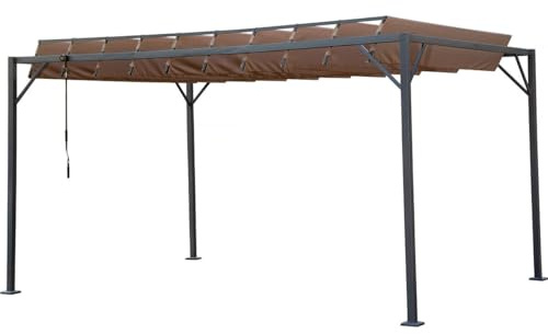 Pérgola bioclimática de tejido 3x4 m - Topo