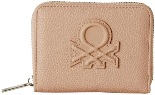 United Colors of Benetton Carteras Mujer, Beige, S Alto