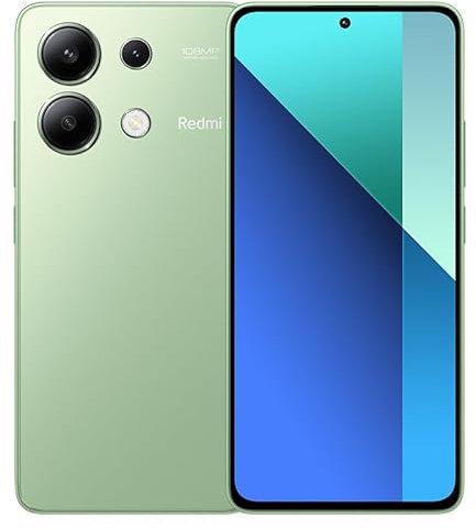 Xiaomi Redmi Note 13 Teléfono móvil 4G 120Hz Pantalla AMOLED 6.67 Smartphone 8 + 512GB Sin contrato con procesador Snapdragon 685 y triple cámara 108MP Batería 5000mAh Carga rápida 33W(Verde)
