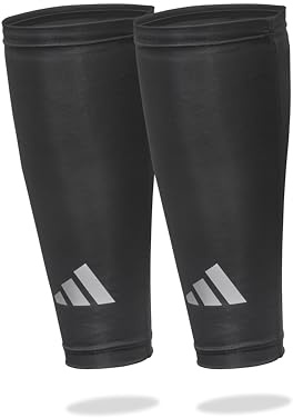 adidas Aeroready Compression Calf Sleeves Medias de compresión para Pantorrilla, Negro, S-M Unisex Adulto