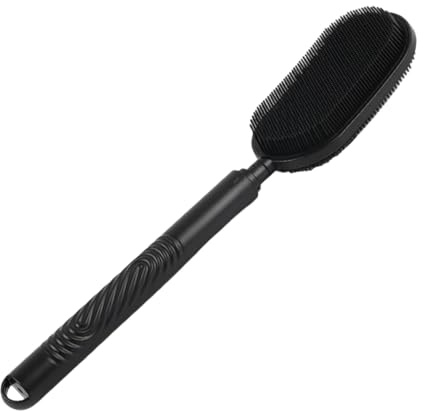 Back Scrubber | Silicone Retractable Long Handle - Back Shower Scrubber Body Brush | for Women Kids Elderly Skin Care Bathing Home Dorm Travel Hotel