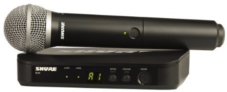 Shure BLX24/PG58 microfono professionale per canto, speaker, karaoke, ecc..