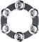 Meinl Cymbals Soft Ching Ring — Tambourine Effekt für Hihats, Crashes, Ride Becken und Stacks — Schlagzeug Zubehör (SCRING)