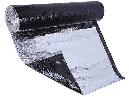 Tela Asfaltica Autoadhesiva, Cintas De Butilo Impermeable, Cinta De Para Reparación Autoadhesiva Bituminosa, Para Caravanas, Techo, Ventana, Ruptura De Tuberías, Goteras, Grietas ( Size : 0.5x15m )