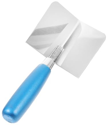 Generic Corner Puttying Trowel Wall Angle Repair Tool Ergonomic Grip Corner Drywall Trowels Blue Handle
