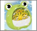 Chennyfun Frosch Automatische Seifenblasenmaschine, Tragbares Blasenmaschine Kleinkind mit Seifenblasenlösung, Frog Seifenblasenspielzeug 2000+ Blasen/Min für Kinder Outdoor Garten Geburtstag Party