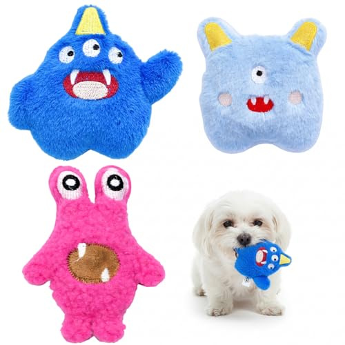 Tniytru 3-Piece Squeaky Dog Toys