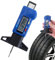 Medidor Numérico de Profundidad de Delineador de Neumático Azul 0-25,4 mm 0-1 pulgada con Pantalla LCD para Camiones, Coches, Furgonetas y Motos