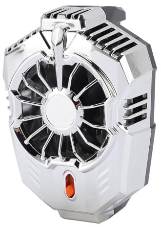 Magnetic Cell Phone Cooler, Ice Cooling Prevent Frame Drop Efficient 2 Gear Phone Cooling Fan for Phone Tablet Graphics Card