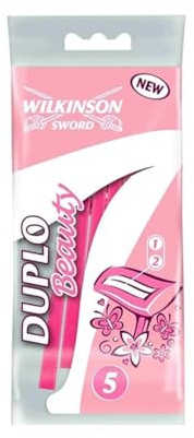 Duplo Beauty - Rasoio Usa e Getta Donna, Confezione da 5 pezzi