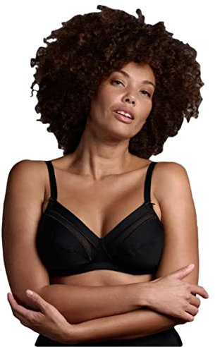 REGGISENO DONNA LEPEL IN COTONE COPPA C ART 270 COL. E MIS. A SCELTA (4, NERO)