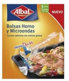 Lot de 10 sacs de cuisson à la vapeur pour micro-ondes ALBAL