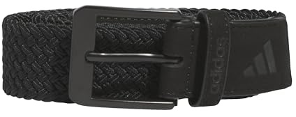adidas Men's Braided Stretch Belt Belt M/L black