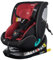 XOMAX G409 IOT Kindersitz drehbar 360°, ISOFIX I mitwachsend I 0-36 kg, 0-12 Jahre, Gruppe 0+/1/2/3, 5-Punkt-Gurt, 3-Punkt-Gurt I Bezug waschbar I ECE R129 I Black-Red