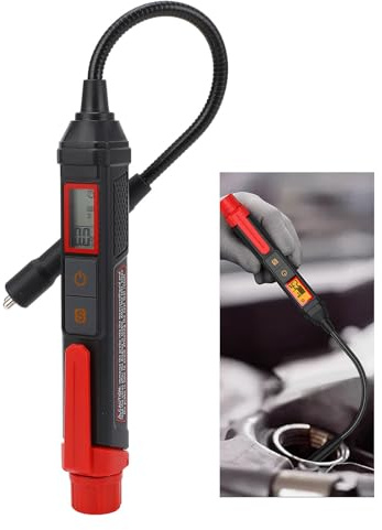 Fyearfly Testeur de Liquide de Frein, Testeur de Liquide de Frein de Véhicule Portable, Analyseur D'huiles Liquide de Liquide Hydraulique de Moto de Voiture, pour DOT3 DOT4 DOT5.1