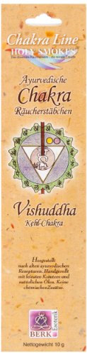 Berk HS-184 Räucherstäbchen - Kehl-Chakra Vishuddha - Chakra Line, 10 g