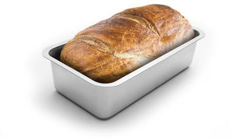 Fox Run Loaf Pan Stainless Steel Baking, 8.5 x 4.5 x 2.25 inches, Rectangular