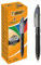 BIC Grip Pro 4 Colours, Boligrafos con Zona de Agarre, Óptimo para Oficina de la Escuela y el Hogar, Azul, Negro, Rojo, Verde, Paquete de 12 Unidades