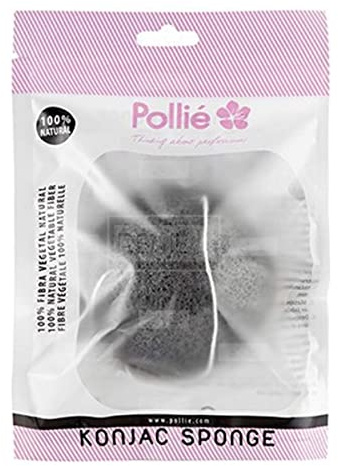 ESPONJA KONJAC CARBON NATURAL